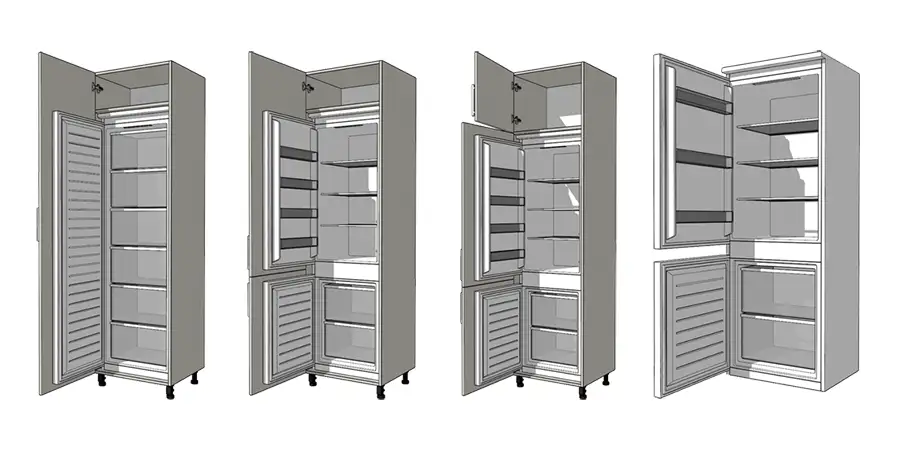 Обновление модулей встроенных холодильников