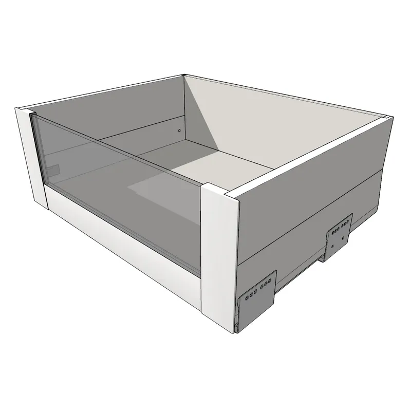 Выдвижной ящик Blum MERIVOBOX E (внутренний ящик, BOXCAP, высокая вставка)